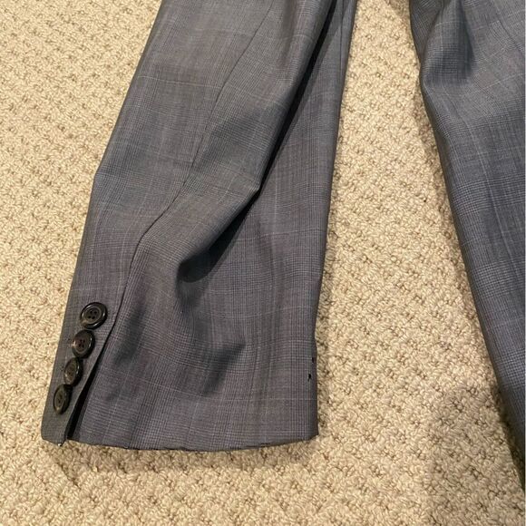 HUGO BOSS Tailored Vintage Classic Gray Men's Blazer Size 42L - Picture 9 of 13